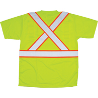 CSA的t恤,聚酯,从小到大,高能见度Lime-Yellow SEF111 | TENAQUIP