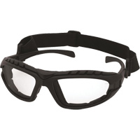 Dustdevil™黑色框架安全眼镜,清晰的镜头,防雾涂层/反抓痕,ANSI Z87 + / CSA Z94.3 SEG857 | TENAQUIP