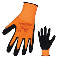 地平线™工作手套,8 /媒介,胶乳涂料,13个指标,聚酯外壳SEK338 | TENAQUIP
