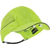 Skullerz <一口>®< /一口> 8960短边缘撞帽与LED照明,高能见度石灰绿色SEM594 | TENAQUIP