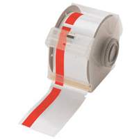 预印头条纹标签盒,57毫米x 100”,红色在白色SEN502 | TENAQUIP