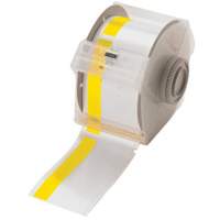 预印头条纹标签盒,76 mm x 100”,黄色白色SEN506 | TENAQUIP