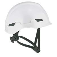 岩石™工业登山头盔,Non-Vented、棘轮、白色SFY778 | TENAQUIP