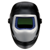 Speedglas™9100焊接头盔& Auto-Darkening过滤器9100第二十一章,4.2 L x 2.8”W视图区域,5/8 - 13阴影范围,黑色/银色SGC239 | TENAQUIP