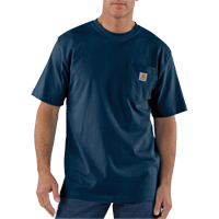 工作服的口袋里的t恤,男,小,深蓝色SGE559 | TENAQUIP