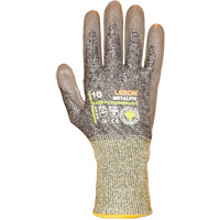 METALFIT <一口>®< /一口> Cut-Resistant手套,规模小/ 7,10计,聚氨酯涂层、不锈钢/ HDPE壳,EN 388级5 SGF594 | TENAQUIP