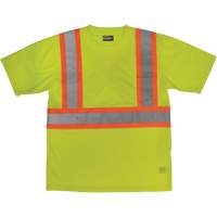 短袖t恤安全口袋,聚酯,3从小到大,高能见度Lime-Yellow SGG921 | TENAQUIP
