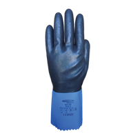 Full-Dipped耐化学手套,规模小/ 7、11.8”L,氯丁二烯,混棉内衬,59-mil SGH304 | TENAQUIP