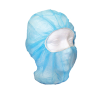 一次性巴拉克拉法帽罩,聚丙烯,蓝色SGH994 | TENAQUIP