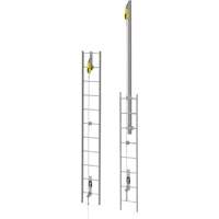 Latchways <一口>®< /一口> 20的垂直梯生命线装备与扩展后,不锈钢SGI044 | TENAQUIP