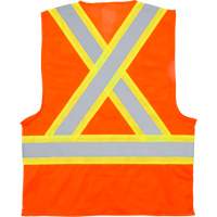 交通安全背心,高能见度的橙色,媒介,聚酯,CSA Z96类2 - 2级SGI273 | TENAQUIP