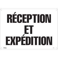 “接待等探险”标志,14“x 20”,塑料,法国SGM177 | TENAQUIP