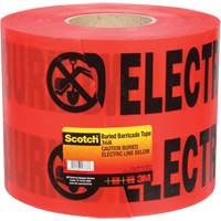 苏格兰<一口>®< /一口>埋街垒磁带,英语,6“W x 1000 L, 4毫升,黑色在红色SGN224 | TENAQUIP