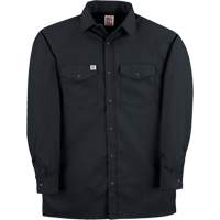 斜纹和临时工作衬衫,男人的小,黑色SGN639 | TENAQUIP