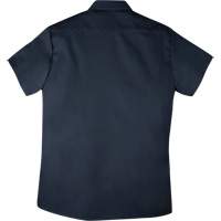 斜纹短袖衬衫与临时工作,男性,媒介,海军蓝色SGN656 | TENAQUIP