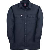 斜纹工作长袖衬衫,男、中、深蓝色SGN684 | TENAQUIP