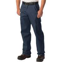 斜纹货物工作裤,涤棉料的,质地坚韧海军蓝色,28号,34岁内SGN803 | TENAQUIP