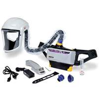 Versaflo™电动空气净化呼吸器画家的工具包,Headcover &面罩,锂离子电池SGP430 | TENAQUIP