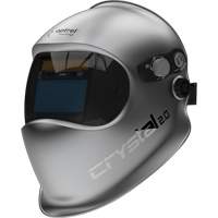 水晶2.0自动变暗焊接头盔,3.94 L x 1.97”W视图区域,2/4 - 12颜色范围,银SGP709 | TENAQUIP