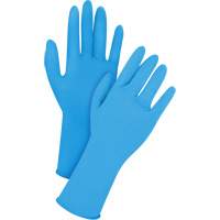 一次性手套、从小到大、乳胶、14-mil无粉、蓝SGR043 | TENAQUIP