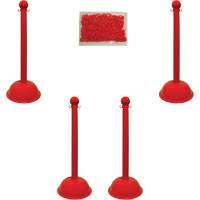 重型支柱和连锁装置,41”高,红色SGR071 | TENAQUIP
