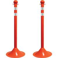轻型反光支柱,41“高,橙色SGR080 | TENAQUIP