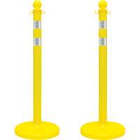 中型反光支柱,40“高,黄色SGR084 | TENAQUIP