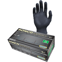 Sentron™6一次性检查手套,小,腈,6-mil,无粉,黑色,二班SGR178 | TENAQUIP