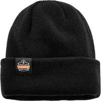 N-Ferno <一口>®< /一口>拉链罗纹针织无檐小便帽帽子,一个尺寸,黑色SGR206 | TENAQUIP
