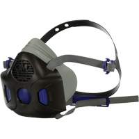 安全点击™hf - 800系列半面具可重用的呼吸器,硅胶,小SGS427 | TENAQUIP