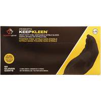 KeepKleen <一口>®< /一口>一次性手套,小,腈,8-mil,无粉,黑SGU158 | TENAQUIP