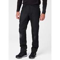 牛津大学服务裤子,涤棉料的,质地坚韧黑色,大小30、30内SGU533 | TENAQUIP