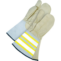 经典的效用粒面皮革手套,大小2从小到大,手套SGV055 | TENAQUIP