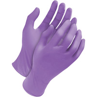 否认™Tripolymer一次性手套,大,乳胶/氯丁橡胶/丁腈,6-mil,无粉、紫色SGV926 | TENAQUIP