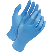 经典的一次性手套、中、腈、4-mil无粉、蓝SGV930 | TENAQUIP