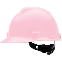 V-Gard <一口>®< /一口>割缝安全帽,棘轮悬挂,粉红色SGW075 | TENAQUIP