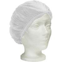 Ronco保健™褶蓬松的帽,聚丙烯,24”,白色SGW440 | TENAQUIP