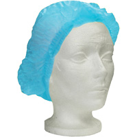 Ronco保健™褶蓬松的帽,聚丙烯,24”,蓝色SGW446 | TENAQUIP