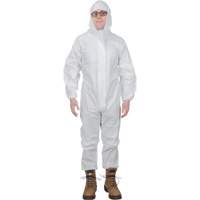溢价的工作服,大,白色,微孔SGW459 | TENAQUIP