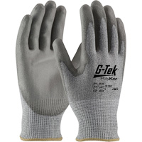 G-Tek <一口>®< /一口>烯烃纤维<一口>®< /一口>抗剪手套,规模小,13个指标,聚氨酯涂层、聚乙烯外壳,ASTM ANSI级别A4 / EN 388 5 / EN 388 D SGW484 | TENAQUIP
