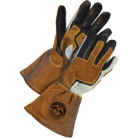 雄鹅品牌MIG焊机的手套,纹牛皮,大小X-Small SGW603 | TENAQUIP