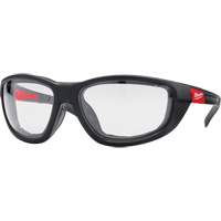 与垫片性能安全眼镜,清晰的镜头,防雾涂层/反抓痕,ANSI Z87 + / CSA Z94.3 SGX041 | TENAQUIP
