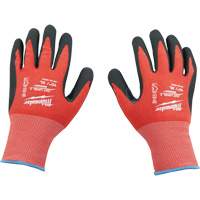 下降Cut-Resistant手套,规模小,15计,腈涂布,尼龙/莱卡<一口>®< /一口>壳,ASTM ANSI A2级SGX638 | TENAQUIP