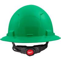 完整的边缘需要戴安全帽的四点悬挂系统,棘轮停止,绿色SGY477 | TENAQUIP