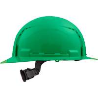 完整的边缘需要戴安全帽的四点悬挂系统,棘轮停止,绿色SGY477 | TENAQUIP