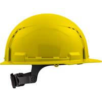前边缘需要戴安全帽的四点悬挂系统,棘轮悬挂,黄色SGY525 | TENAQUIP