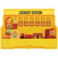 总理电气锁定站,热塑性挂锁,包括16个挂锁能力,挂锁SGZ646 | TENAQUIP