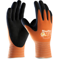 MaxiFlex <一口>®< /一口>终极™高能见度无缝手套,大,腈涂料、15计、尼龙/莱卡<一口>®< /一口>壳SGZ688 | TENAQUIP