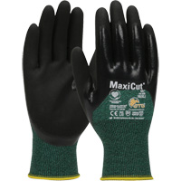 MaxiCut <一口>®< /一口>石油Cut-Resistant手套,规模大,15计,腈涂层,设计纱线壳牌、ASTM ANSI A2 / EN 388级3级/ EN 388 B SGZ753 | TENAQUIP