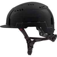 Front-Brim头盔与螺栓™照明灯,棘轮,黑色SHA055 | TENAQUIP